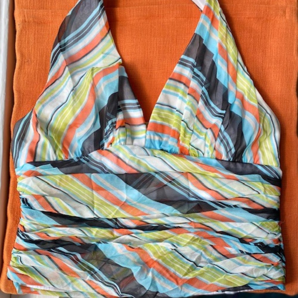 Sexy Silk Halter Top